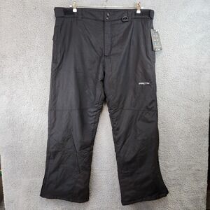 Arctix Thermatech Insulated Pants Mens XL Black Winter Ski Water/Wind‎ Resistant